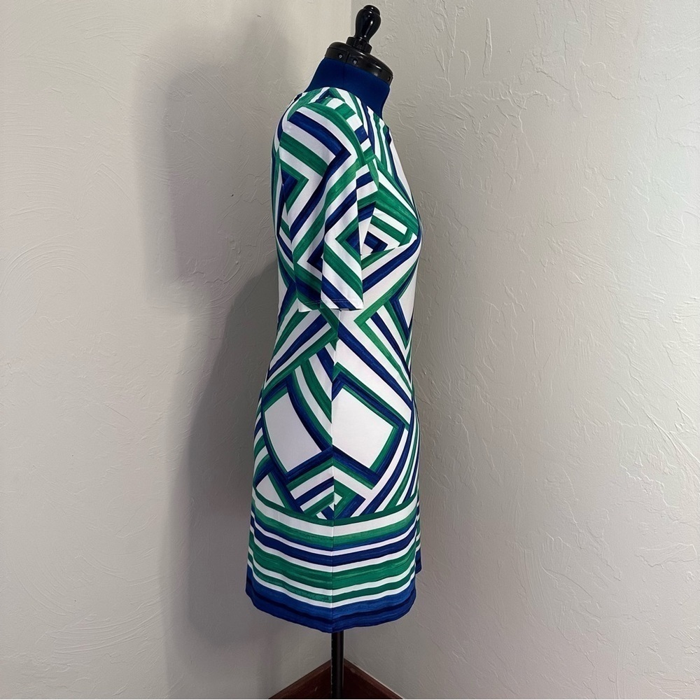 Eliza J Geometric Print Dress Size 10 - Picture 2 of 8
